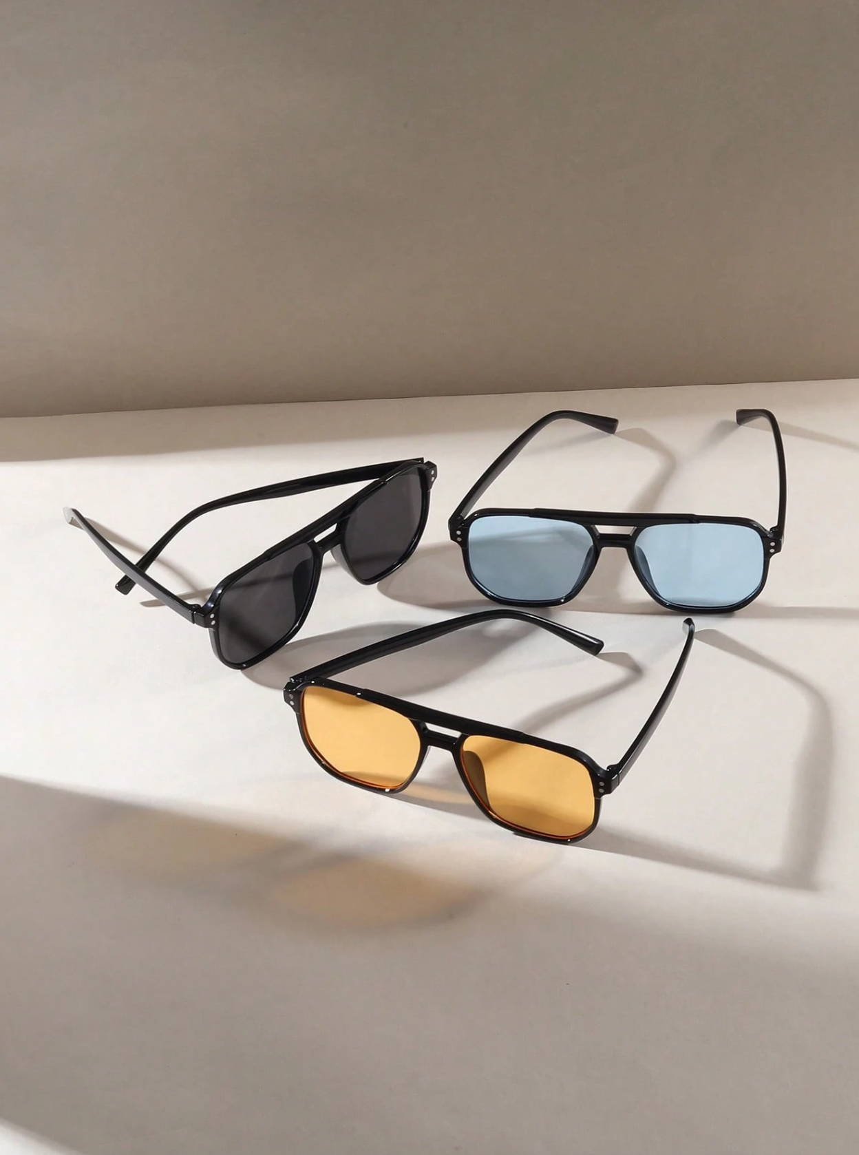 Ochelari cu rama pătrată Unisex Noa (Rama Subțire)