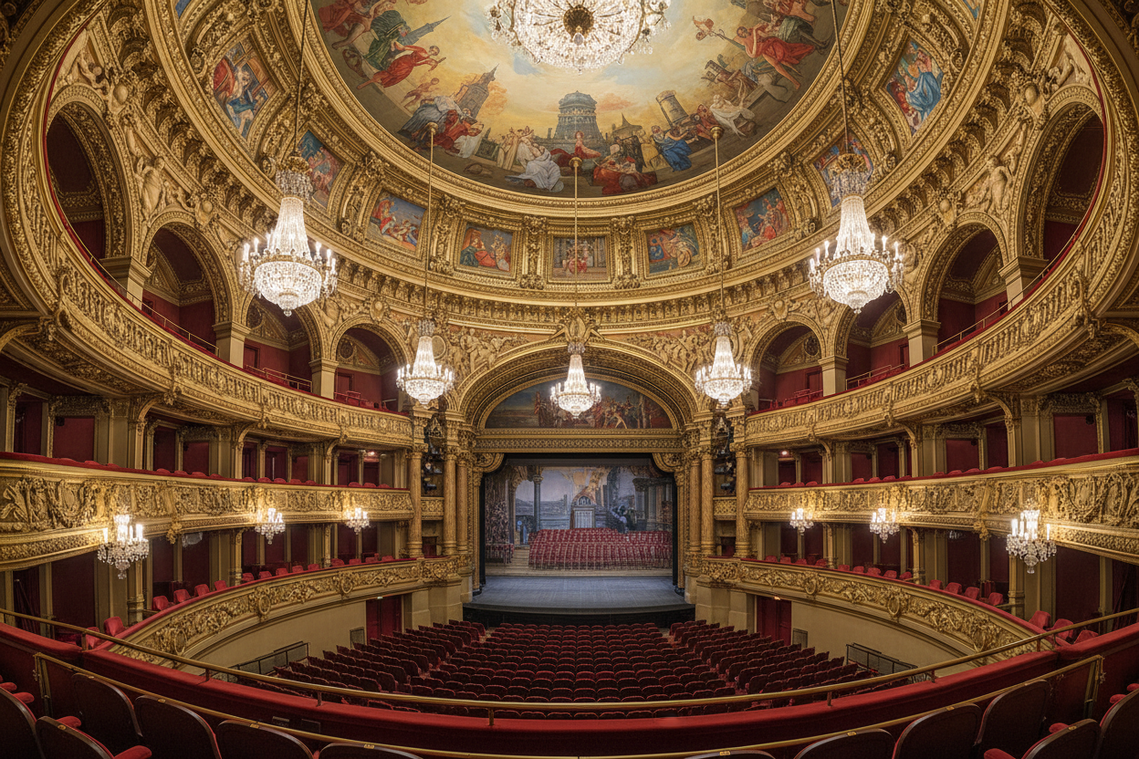 Paris opera old inside the opera